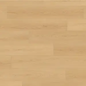 Hazelnut Oak laminate R04A plank showing warm golden-hazel tones and fine oak grain