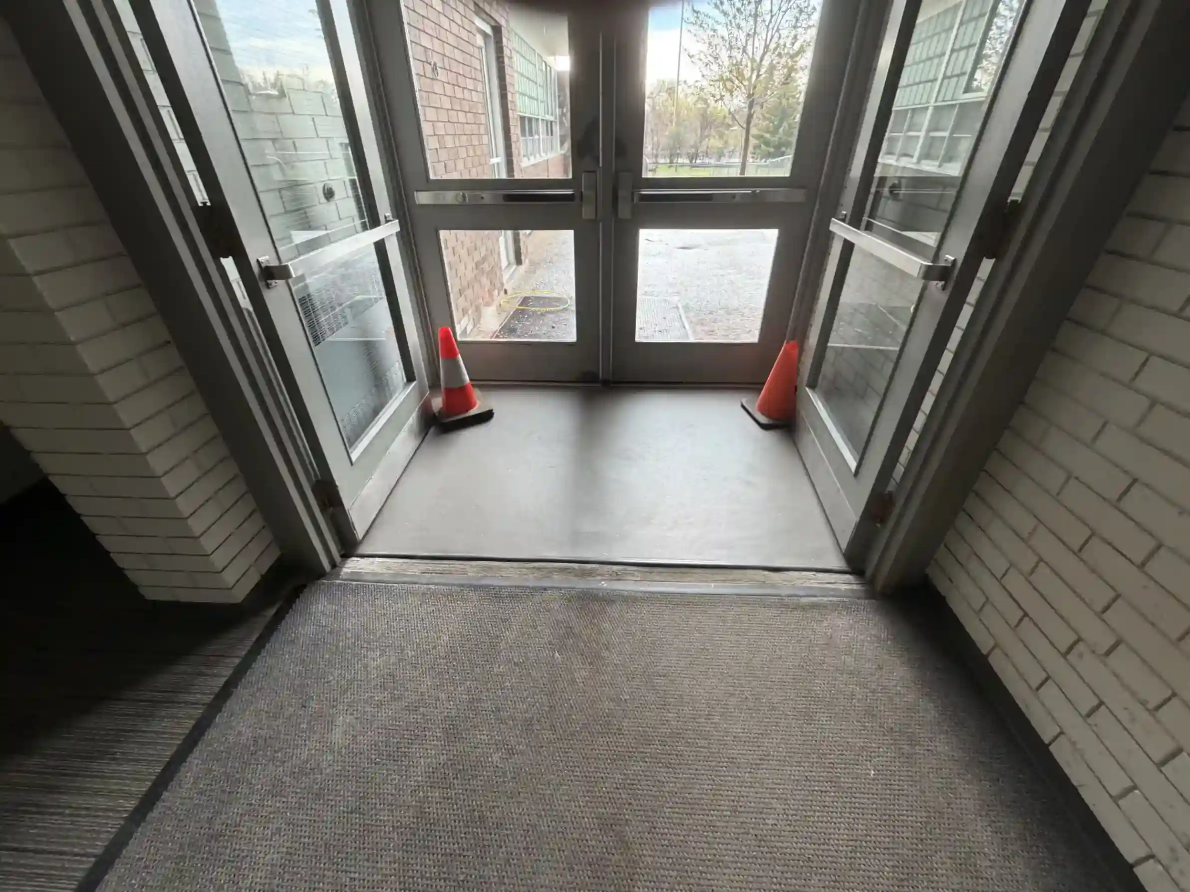 School Entrance Flooring Installation in Kitchener, Ontario
