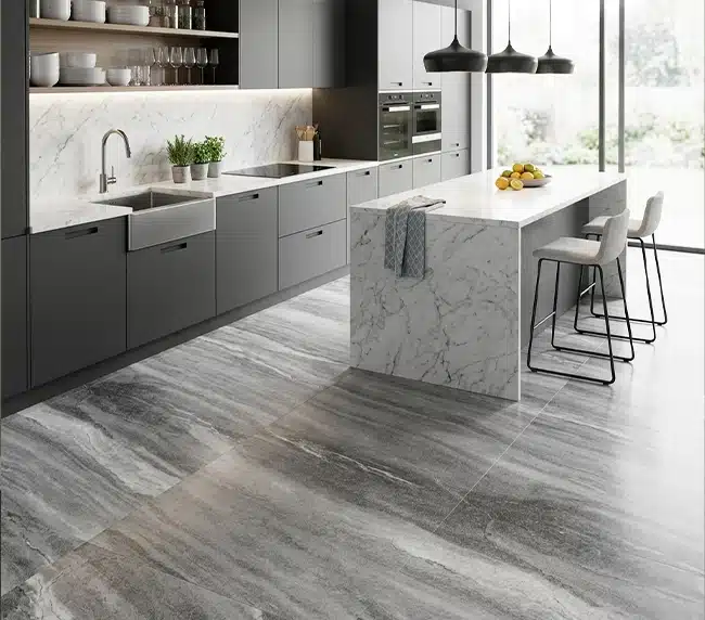 Contract grade wood-look finish