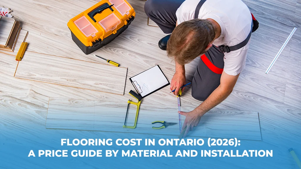 A range of flooring materials from budget vinyl to premium hardwood, compared on price