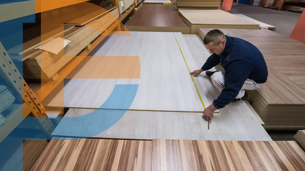 Measuring and installing floating click-lock flooring to estimate and control project cost