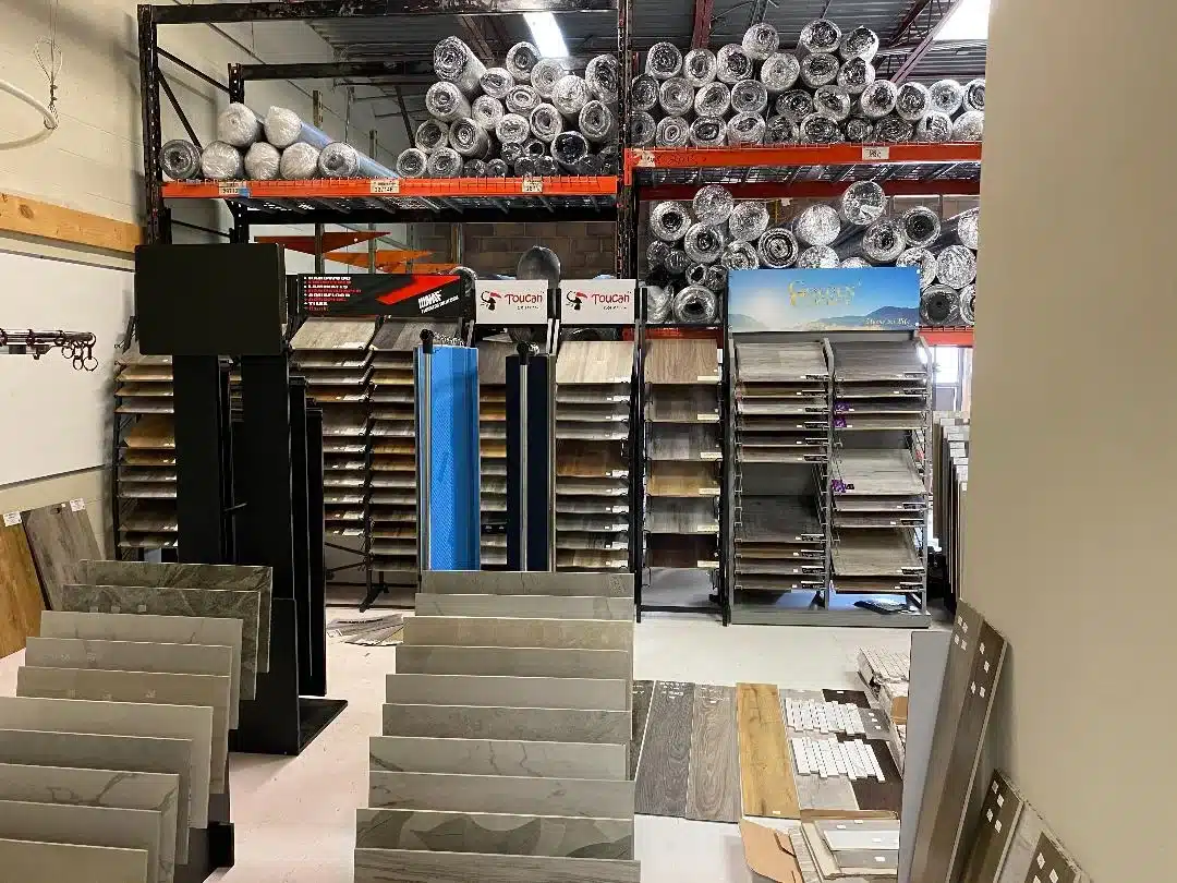 Commercial flooring project completed with precision and care
