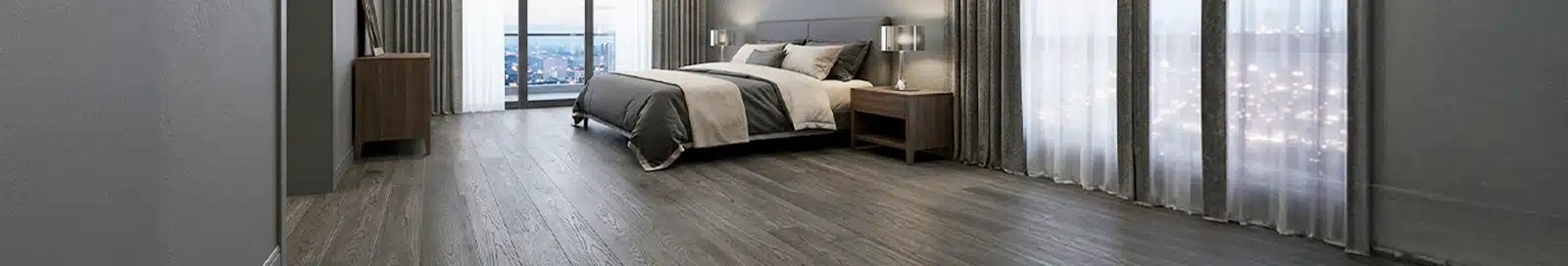 Resilient flooring in a Canadian lower level