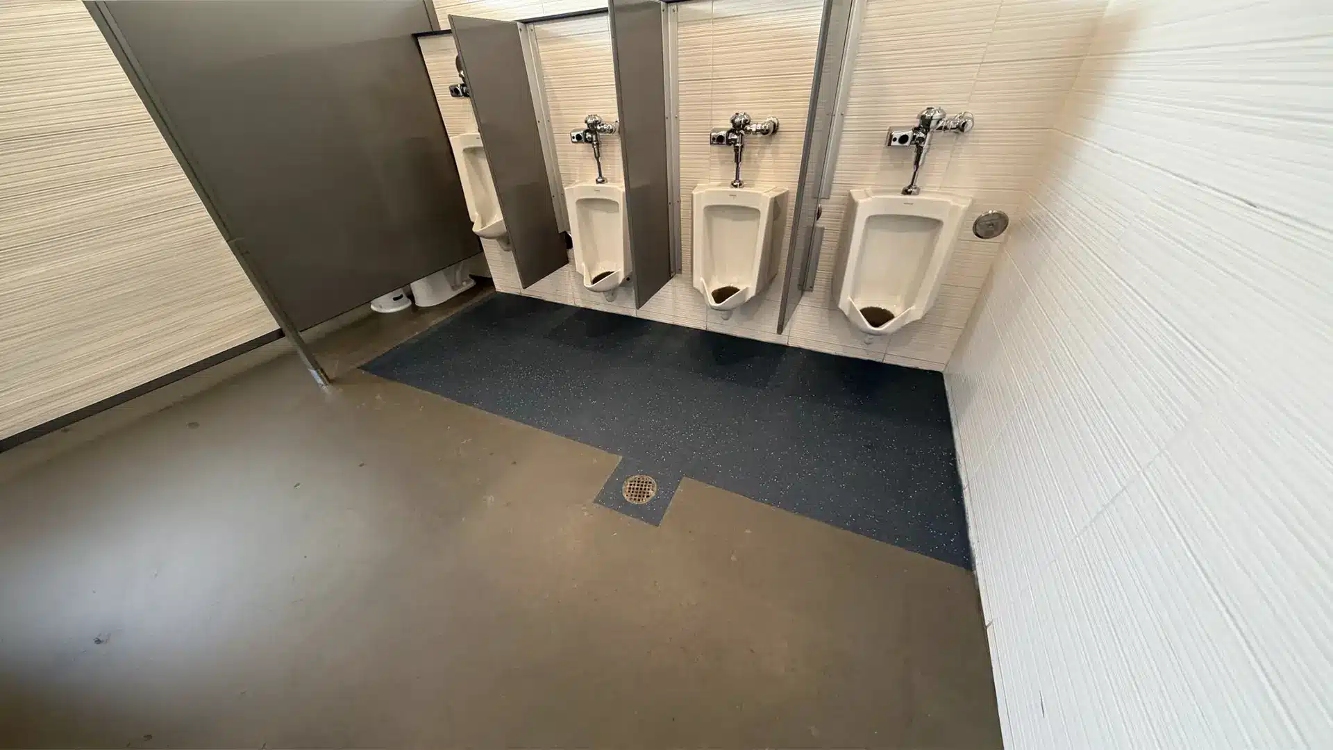School Bathroom Safety Flooring Repair in Kitchener, Ontario