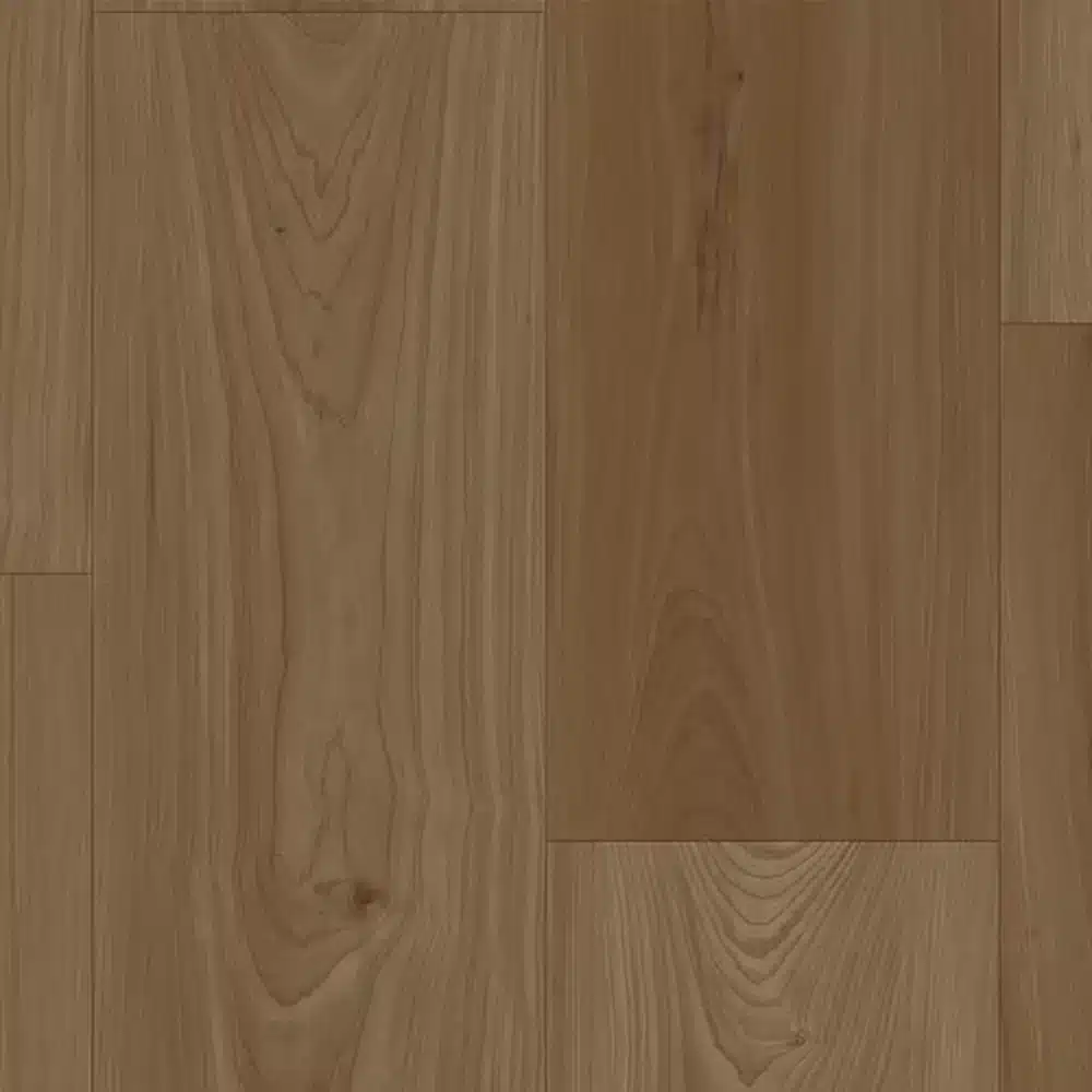 Woden 1005 Smoky Walnut rigid core vinyl plank close-up